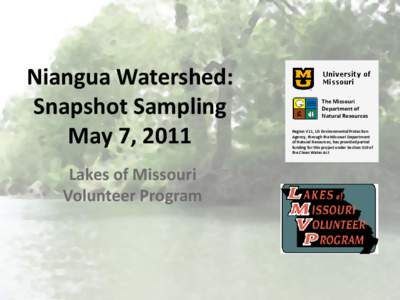 Niangua River / Water quality / Niangua /  Missouri / Little Niangua River / Geography of Missouri / Missouri / Lake of the Ozarks