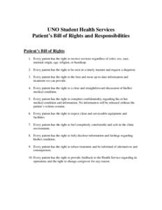 UNO Student Health Services