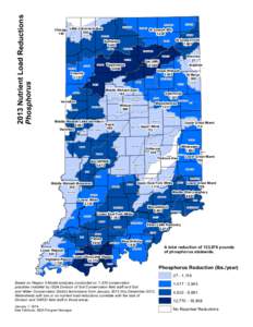 2013 Nutrient Load Reductions Phosphorus Chicago Little Calumet-Galien[removed]