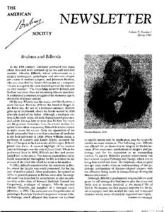 Members of the Bavarian Maximilian Order for Science and Art / Digestive system surgery / General surgery / Johannes Brahms / Theodor Billroth / Fanny Davies / Billroth II / Violin Concerto / A German Requiem / Music / Medicine / Classical music