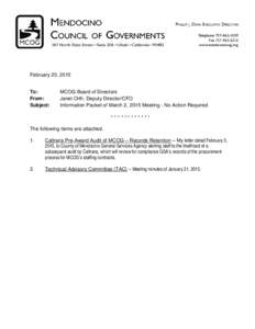 MCOG Board Information Packet