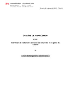 Microsoft Word - Entente de financement SRDI - FINALE.doc