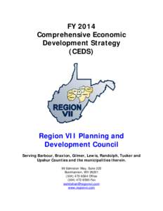 FY 2014 Comprehensive Economic Development Strategy (CEDS)  Region VII Planning and