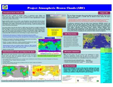 Intergovernmental Panel on Climate Change / United Nations Environment Programme / World Meteorological Organization / Global warming / Asian brown cloud / Aerosol / Global dimming / IPCC Third Assessment Report / Veerabhadran Ramanathan / Climate change / Atmospheric sciences / Earth