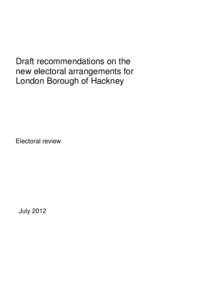 Microsoft Word - Hackney-DraftRecs-Report[removed]FINAL.doc