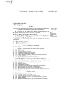 PUBLIC LAW 110–246—JUNE 18, [removed]STAT[removed]Public Law 110–246 110th Congress