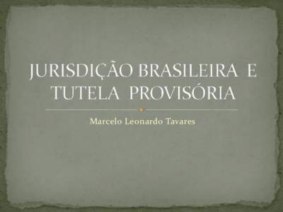Marcelo Leonardo Tavares   Regras Gerais   