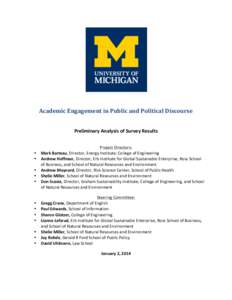    	
   Academic	
  Engagement	
  in	
  Public	
  and	
  Political	
  Discourse	
   	
  
