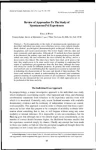 Pseudoscience / Afterlife / Psychokinesis / Precognition / Near-death experience / Extrasensory perception / Clairvoyance / Dream / Psychic / Paranormal / Parapsychology / Psychic powers