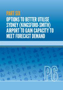 PART SIX OPTIONS TO BETTER UTILISE SYDNEY (KINGSFORD-SMITH) AIRPORT TO GAIN CAPACITY TO MEET FORECAST DEMAND