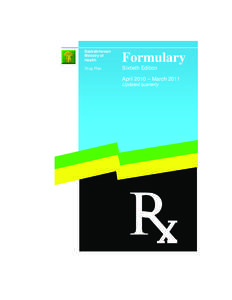 Saskatchewan Ministry of Health Drug Plan  Formulary