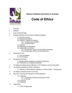 Microsoft Word - Code of Ethics