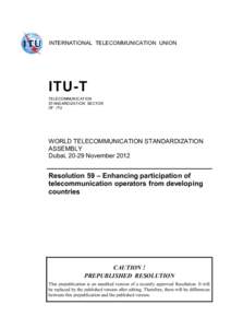 Standards organizations / United Nations Development Group / ITU-T / International Multilateral Partnership Against Cyber Threats / Technology / Malcolm Johnson / G.811 / United Nations / International Telecommunication Union / Digital divide