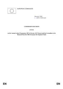 African /  Caribbean and Pacific Group of States / European Development Fund / Political philosophy / Saint Vincent and the Grenadines / European Union / United Nations / International relations / International trade