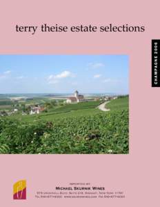 CHAMPAGNE[removed]terry theise estate selections Imported by: