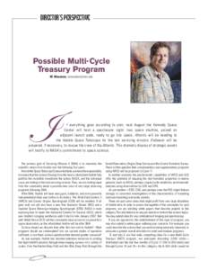 DIRECTOR’S PERSPECTIVE  Possible Multi-Cycle Treasury Program M. Mountain, [removed]