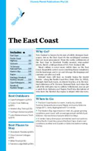©Lonely Planet Publications Pty Ltd  The East Coast Why Go?  East Cape....................315