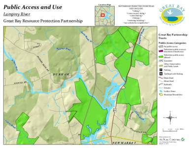 Public Access and Use  Location Map PARTNERSHIP PERMITTED PEDESTRIAN USES INCLUDE: