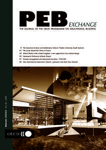 PEB  EXCHANGE THE JOURNAL OF THE OECD PROGRAMME ON EDUCATIONAL BUILDING