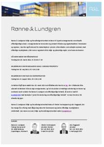 Rønne & Lundgrens Miljø- og forvaltningsretsenhed inviterer til 3 gratis arrangementer om aktuelle offentligretlige emner. Arrangementerne henvender sig primært til ledere og sagsbehandlere i kommuner og regioner, men