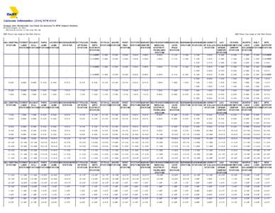 DART.org--Orange Line Weekends/Los fines de semana To DFW Airport Station