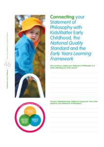 Tools and guidelines for implementation KidsMatter Early Childhood 46  Connecting your