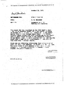 Memorandum from H.R. Haldeman to John Ehrlichman, [removed]