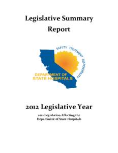 Microsoft Word - DSH Legislative Summary 2012.doc