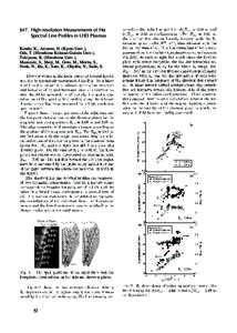 §47. High-resolution Measurements of Hα Spectral Line Profiles in LHD Plasmas Kondo, K., Arimoto, H. (Kyoto Univ.), Oda, T. (Hiroshima Kokusai Gakuin Univ.), Takiyama, K. (Hiroshima Univ.), Masuzaki, S., Shoji, M., Got