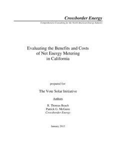 Microsoft Word - Evaluating the Benefits and Costs of Net Energy Metering in California with commercial[removed]clean