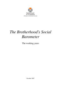 The Brotherhood's Social Barometer: the working years