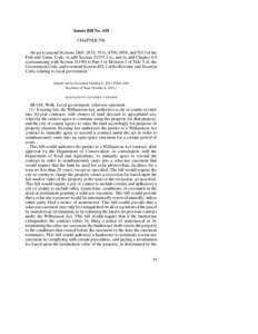 Environment of the United States / Williamson Act / California Fully Protected Species / Law / Endangered Species Act / United States / Conservation easement / Solar easement / Real property law / Conservation in the United States / Easement