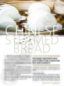 TECHNICAL PROFILE  CHINESE STEAMED BREAD
