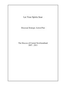 Let Your Spirits Soar  Diocesan Strategic Action Plan The Diocese of Central Newfoundland[removed]
