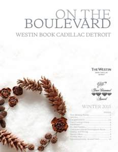 ON THE BOULEVARD WESTIN BOOK CADILLAC DETROIT WINTER 2015 INSIDE