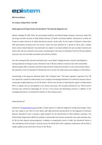 Microsoft Word - Indian Regulator Approval - Final [MW].doc