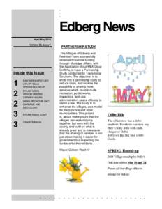 . . . Edberg News April/May 2014