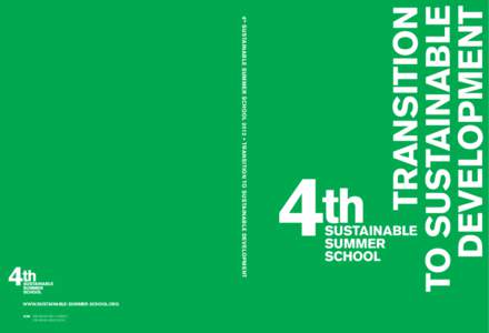 ISBN 	  (print) 	  (pdf) TransitioN to sustainable
