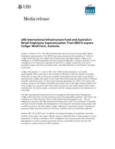 Microsoft Word - UBS and REST media release.doc