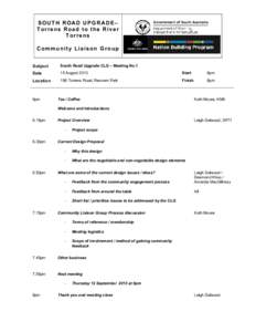 Microsoft Word - Community_Communication_SOUTH_ROAD_UPGRADE_South_Road_Agenda_15_August_2013.doc