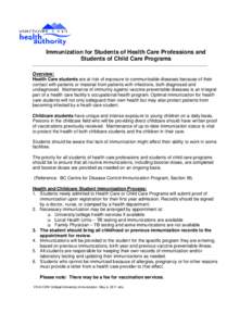 Microsoft Word - VIHA CI-NI College- University immunization May[removed]ahs