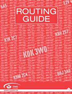 SHIPPING INSTRUCTIONS 1. This guide is provided to ensure that merchandise purchased by CANEX is mailed/shipped by the most economical means consistent with required delivery dates. Our Store Locator can be found on-lin