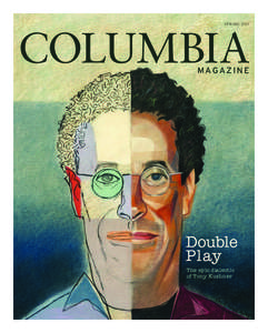 SP R I N G[removed]COLUMBIA MAGAZINE  Double