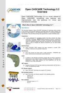 OVERVIEW OF OPEN CASCADE PRODUCTS