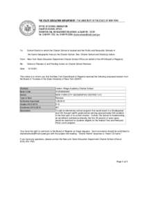 Charter School / University of the State of New York / Regents Examinations / New York State Education Department / Higher education governing board / South Bronx Classical Charter School / Hutchinson Central Technical High School / Education in the United States / Education / United States