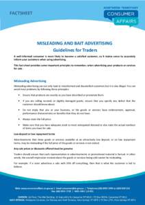 Microsoft Word - misleading_and_bait_advertising_traders.doc