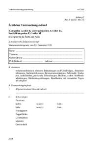 Verkehrszulassungsverordnung  AS 2015 Anhang 2 (Art. 5i und 27 Abs. 4)