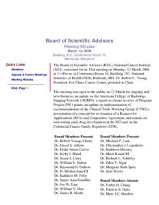 SWOG / National Cancer Institute / Hedvig Hricak / National Institutes of Health / Cancer research / Medicine / Cancer organizations / Cancer and Leukemia Group B