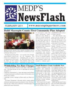 MEDP’S  NewsFlash FEBRUARY 2011