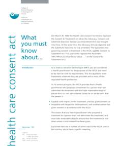 health care consent act  What you must know about...